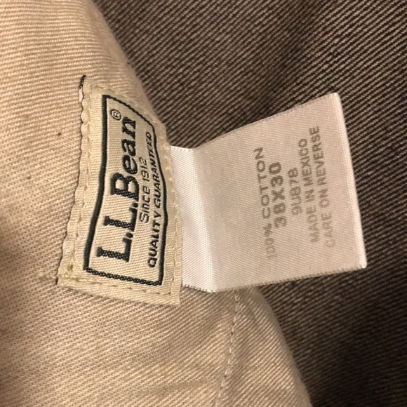 NWT L.L. Bean Men’s Dark Indigo Jeans 38 W X 30 L - Picture 4 of 6